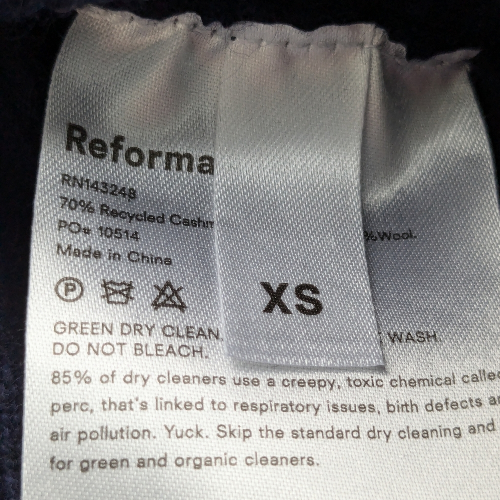Reformation • Luisa Cropped Cashmere Sweater - Picture 9 of 9